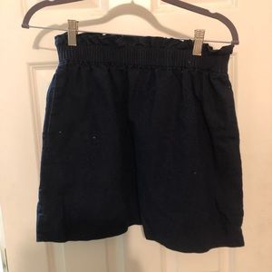 J. Crew canvas skirt
